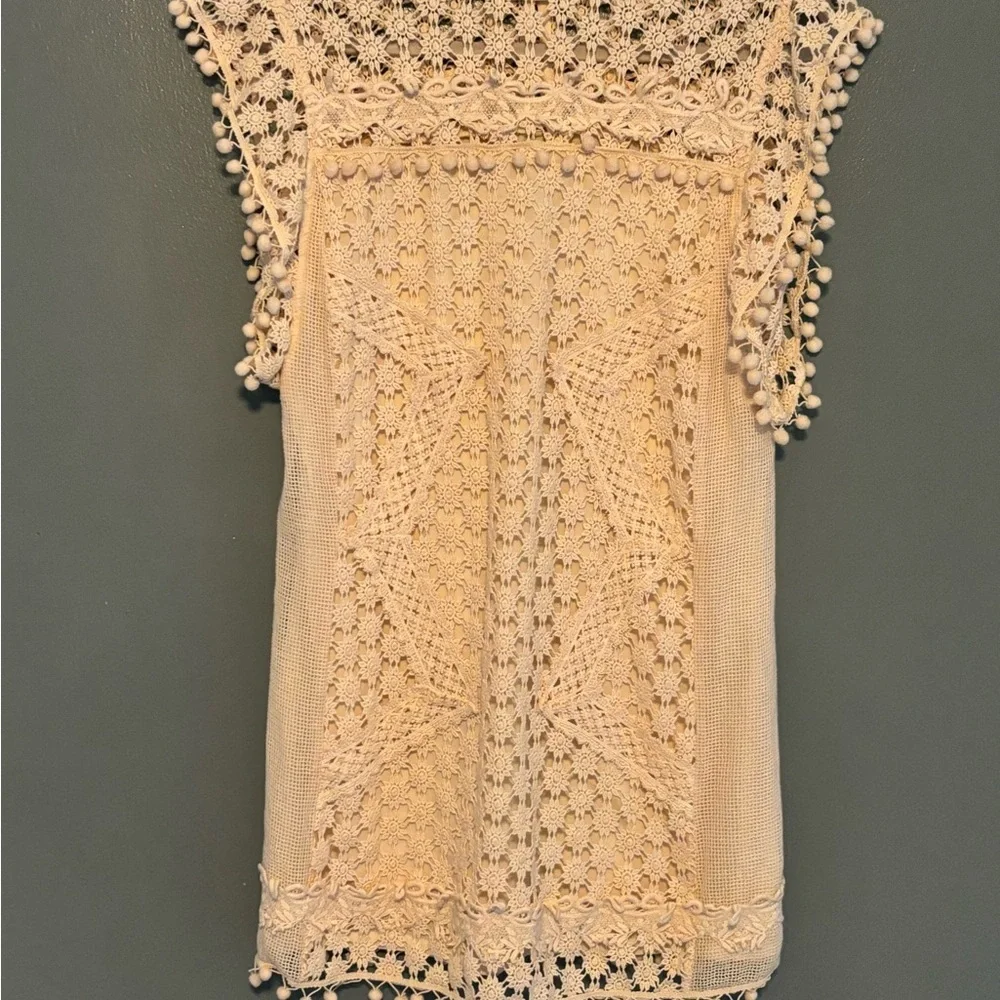 Revolve Tularosa Short Lace PomPom Dress - Picture 3 of 9